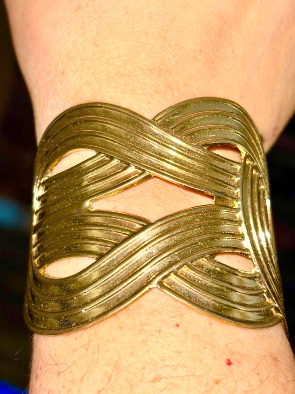 💗💗💗vintage estate sale  Woven Cuff Bracelet